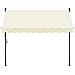 Tenda Da Sole Retrattile Crema 250x150 Cm In Tessuto E Acciaio - Foto miniatura 3