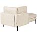 Chaise Longue Versione Destra Rebais Pelle Sintetica Beige Chiaro - Foto miniatura 4