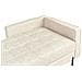 Chaise Longue Versione Destra Rebais Pelle Sintetica Beige Chiaro - Foto miniatura 6