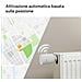 Valvola Termostatica con 6 adattatori di montaggio, con rilevamento finestra aperta, protezione congelamento, programmabile e compatibile con Alexa e Google. - Foto miniatura 8
