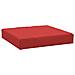 Cuscino Per Pallet Rosso 60x60x8 Cm In Tessuto Oxford - Foto miniatura 2