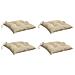 Cuscini Per Sedia 4 Pz Beige 40x40x7 Cm In Tessuto Oxford - Foto miniatura 3