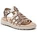 Sandal Soleima Sandali Pelle Di Mucca Scarpe Bambina Metallici Eu 37, J35gsb 000cf C7018 - Foto miniatura 1