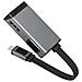 Adattatore Video Duo Play 2-in-1 Usb-c A Hdmi E Vga Con Display 4k 60hz, Grigio - Foto miniatura 3