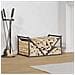 Rastrelliera per Legna da Ardere Nera 70x43x34,5 cm - Foto miniatura 3