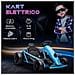 Go-Kart Elettrico per Bambini 8-12 Anni con Schienale Alto e Cintura di Sicurezza, 115x77x54 cm, Blu e Nero - Foto miniatura 2