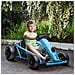 Go-Kart Elettrico per Bambini 8-12 Anni con Schienale Alto e Cintura di Sicurezza, 115x77x54 cm, Blu e Nero - Foto miniatura 5