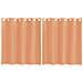 Tende In Voile Con Occhielli 2 Pz Terracotta - Foto miniatura 2