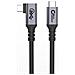 USB3.2CC005-A cavo USB USB 3.2 Gen 2x2 0,5 m USB C Nero - Foto miniatura 2