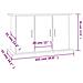 Supporto Acquario 101x41x58 cm Legno Multistrato Grigio Sonoma - Foto miniatura 10