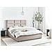 Letto Contenitore Tessuto Lagord 160 X 200 Cm Tortora - Foto miniatura 1