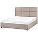 Letto Contenitore Tessuto Lagord 160 X 200 Cm Tortora - Foto miniatura 3