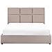 Letto Contenitore Tessuto Lagord 160 X 200 Cm Tortora - Foto miniatura 4