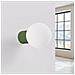 Lampada Da Parete Halo Verde Oliva Ip44 Sl. 1722 - Moderno Lampada Da Parete Verde Oliva 12x12x17 Cm - Foto miniatura 2