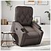 Poltrona Alzapersona Reclinabile Marrone in Similpelle - Foto miniatura 2