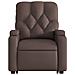 Poltrona Alzapersona Reclinabile Marrone in Similpelle - Foto miniatura 8