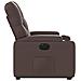 Poltrona Alzapersona Reclinabile Marrone in Similpelle - Foto miniatura 9