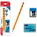 Set Di Scrittura: 2 Matite Hb, 1 Temperino Con Deposito E Una Gomma. - Foto miniatura 1