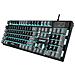 Tastiera Gaming Compatibile Con Logitech, Cablata Retroilluminata Sensazione Meccanica Black+grey - Foto miniatura 2