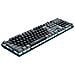 Tastiera Gaming Compatibile Con Logitech, Cablata Retroilluminata Sensazione Meccanica Black+grey - Foto miniatura 1