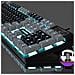 Tastiera Gaming Compatibile Con Logitech, Cablata Retroilluminata Sensazione Meccanica Black+grey - Foto miniatura 4
