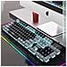 Tastiera Gaming Compatibile Con Logitech, Cablata Retroilluminata Sensazione Meccanica Black+grey - Foto miniatura 5