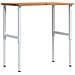 Banco Lavoro Marrone Chiaro 100x60x(71,5-98) cm Legno di Rovere - Foto miniatura 1