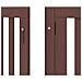Cancello Cani Porta Pieghevole Marrone 15 Pannelli 750cm Pioppo - Foto miniatura 9