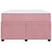 Struttura letto con materasso Rosa 120 x 190 cm Velluto - Foto miniatura 7