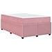 Struttura letto con materasso Rosa 120 x 190 cm Velluto - Foto miniatura 9