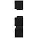 Set mobile TV 7 pcs Rovere nero Media 180 x 30 x 30 cm - Foto miniatura 9