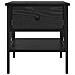 Comodino con cassetto 2 pcs Rovere nero 40 x 42 x 45 cm - Foto miniatura 7