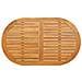 Piano Tavolo 120x70x2,2 cm Ovale in Legno Massello di Teak - Foto miniatura 1
