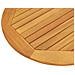 Piano Tavolo 120x70x2,2 cm Ovale in Legno Massello di Teak - Foto miniatura 7