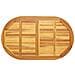 Piano Tavolo 120x70x2,2 cm Ovale in Legno Massello di Teak - Foto miniatura 8