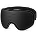 Mascherina Per Dormire Nera Sagomata 3d - Memory Foam, Blocca Luce, Regolabile - Foto miniatura 1