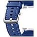 Cinturino Per Galaxy Watch6 Classic / Watch5 Hybrid Premium Taglia S /m /l, Blu Marine - Foto miniatura 2