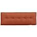 Cuscino per Schiena Rosso Arancio 140 x 50 cm Tessuto in Cords - Foto miniatura 6
