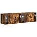 Mobile TV da parete 2 pcs Rovere fumé 60 x 31 x 29.5 cm - Foto miniatura 9