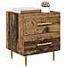 Armadio da Notte con cassetto Legno vecchio 40 x 35 x 47,5 cm - Foto miniatura 3