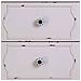 Tavolino In Legno Bianco Invecchiato Con 2 Cassetti 50x36x55h Cm - Foto miniatura 7