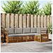 Set divani con cuscino 5 pcs Grigio Naturale e Chiaro - Foto miniatura 2