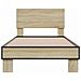 Struttura letto con testata Rovere Sonoma 80 x 200 cm - Foto miniatura 4