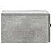 Armadio da Notte 2 pcs Grigio Cemento 49 x 34,5 x 20 cm - Foto miniatura 6