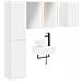 Set di mobili per il bagno 5 pcs Bianco - Foto miniatura 1