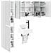 Set di mobili per il bagno 5 pcs Bianco - Foto miniatura 2