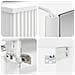 Set di mobili per il bagno 5 pcs Bianco - Foto miniatura 8