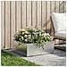 Vaso da giardino Argento 60 x 60 x 20 cm Acciaio Inox - Foto miniatura 2