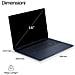 E4EX1EA laptop Copilot+ PC Intel Core Ultra 7 356H 40,6 cm (16") Touch screen 2K 32 GB LPDDR5x-SDRAM 1 TB SSD Wi-Fi 7 (802.11be) Windows 11 Home Blu - Foto miniatura 8