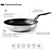 47428 - Padella antiaderente Origin, acciaio inox 18/10, rivestimento antiaderente QuanTanium® - Foto miniatura 2